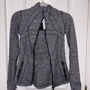 Lululemon Gray Zip-Up Athletic Jacket